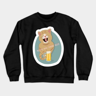 Cat Crewneck Sweatshirt